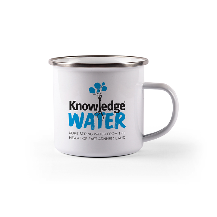 Knowledge Water Enamel Camping Mug
