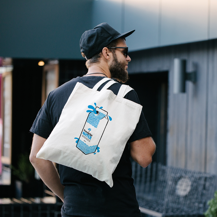 Knowledge Water Canvas Tote Bag